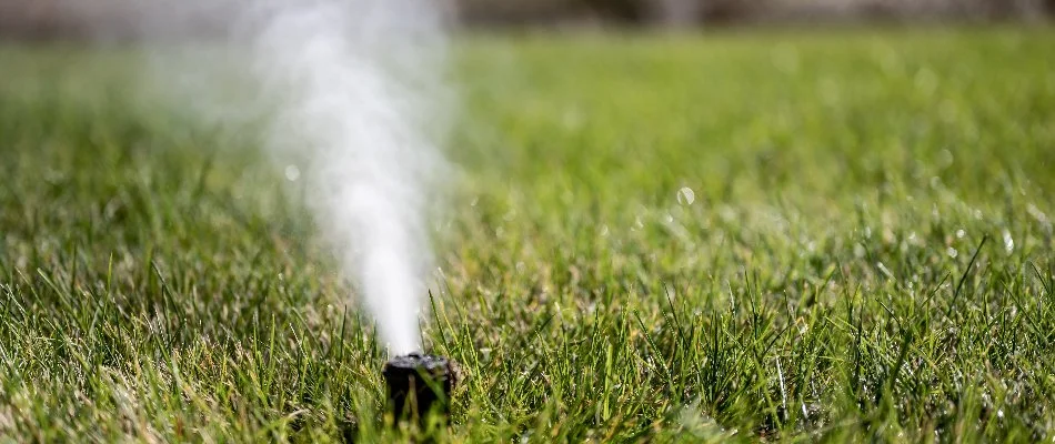 Irrigation blowout for property in Jeffersonville, IN.