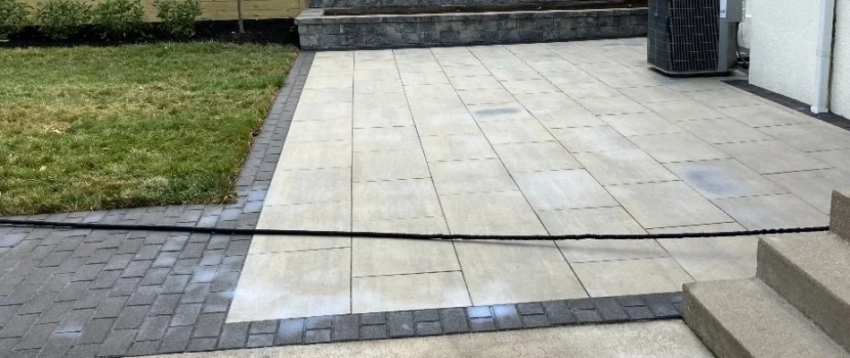 A paver patio in Louisville, KY.