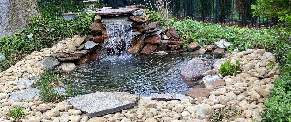 Water feature in public space near Windy Hills, KY.